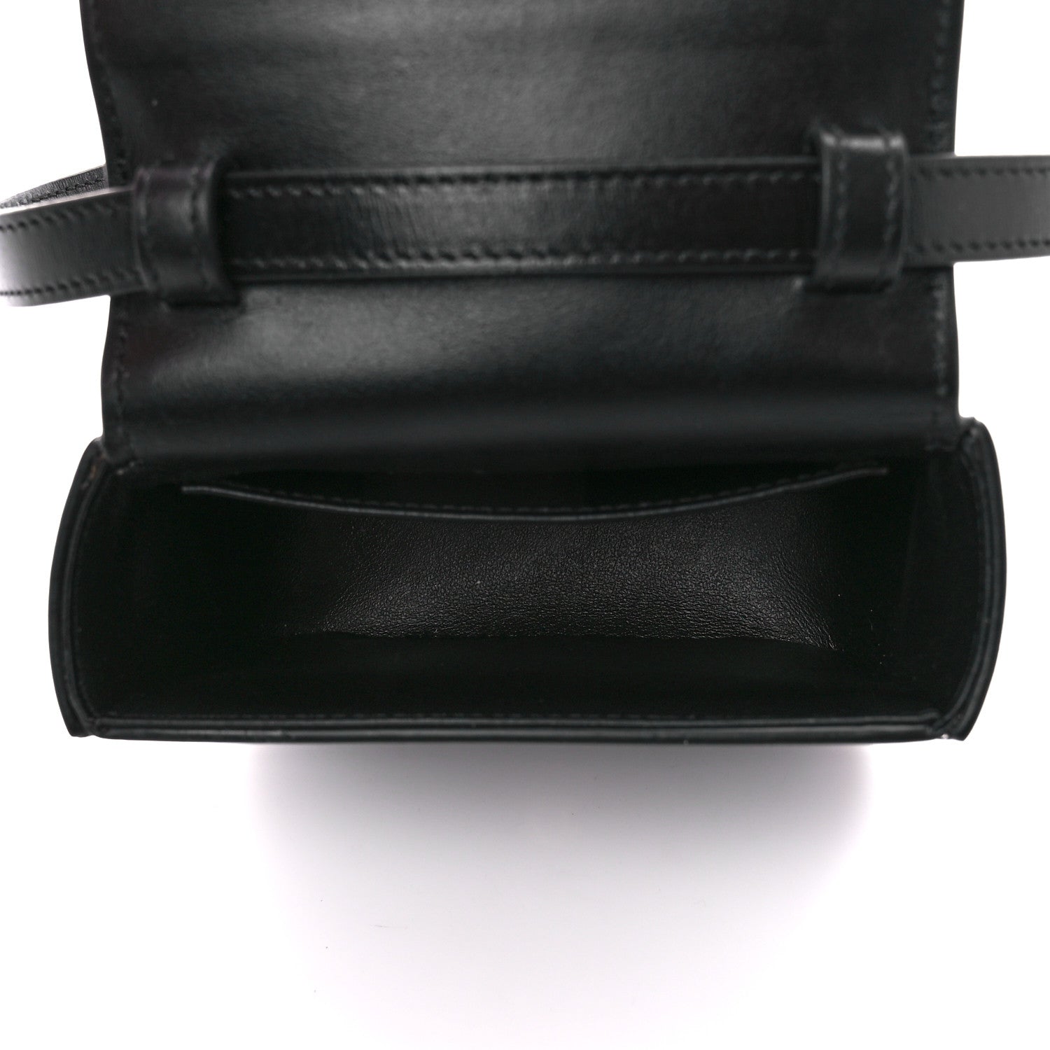 Celine Shiny Calfskin Mini Triomphe Black 5 of 10
