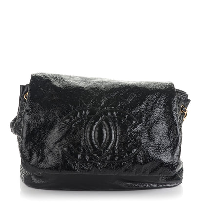 Chanel Vinyl XXL Rock and Chain Flap Black 1 of 7