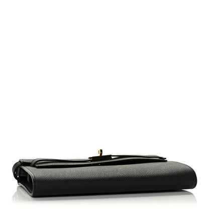 Hermes Epsom Kelly Wallet To Go Black 4 of 14