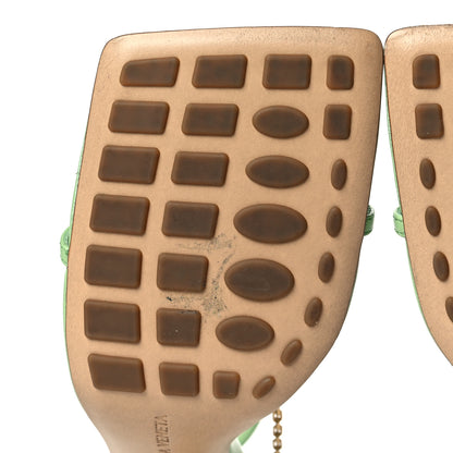 Bottega Veneta Lambskin Stretch Chain Strap 90mm Sandals 39.5 Pistachio 7 of 9