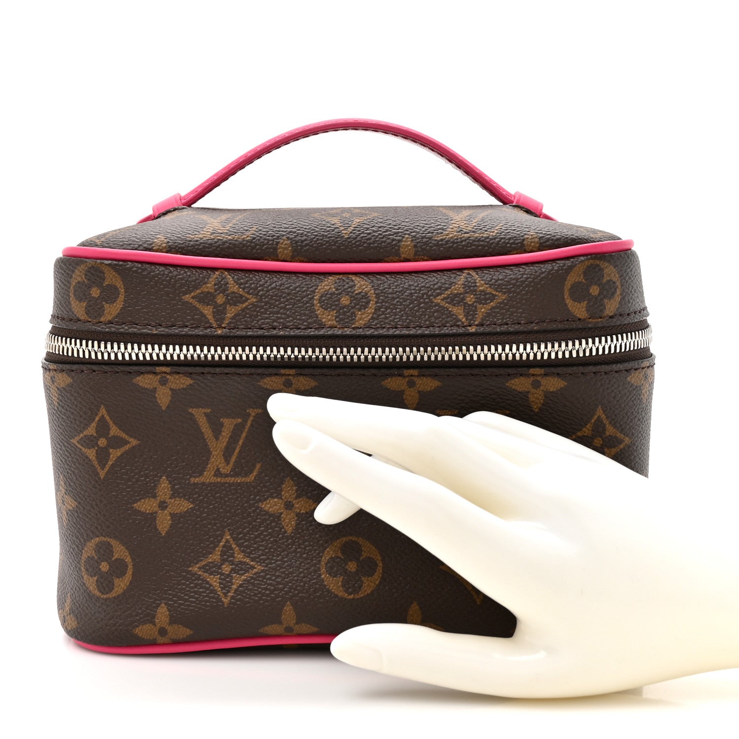 Louis Vuitton Monogram Macassar Nice Mini Pondichery Pink 2 of 6