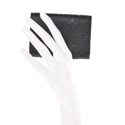 Louis Vuitton Empreinte Business Card Holder Black 2 of 10