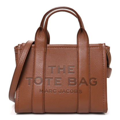 Marc Jacobs Grained Calfskin Small The Tote Bag Argan Oil 1 of 11
