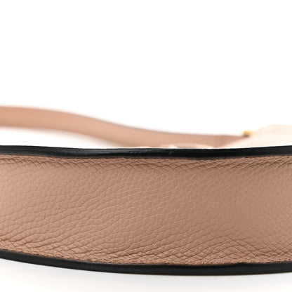 Valentino Garavani Grainy Calfskin Mini Vlogo Hobo Bag Rose Cannelle 8 of 9