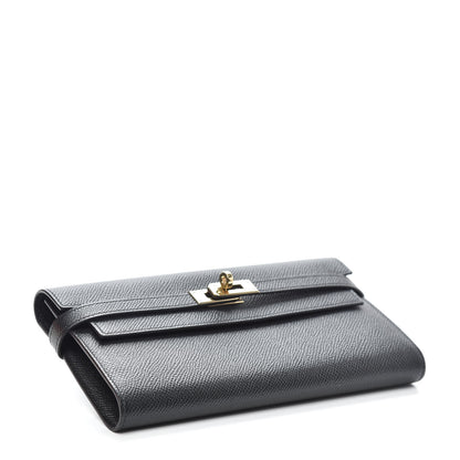 Hermes Epsom Kelly Longue Wallet Black 4 of 6