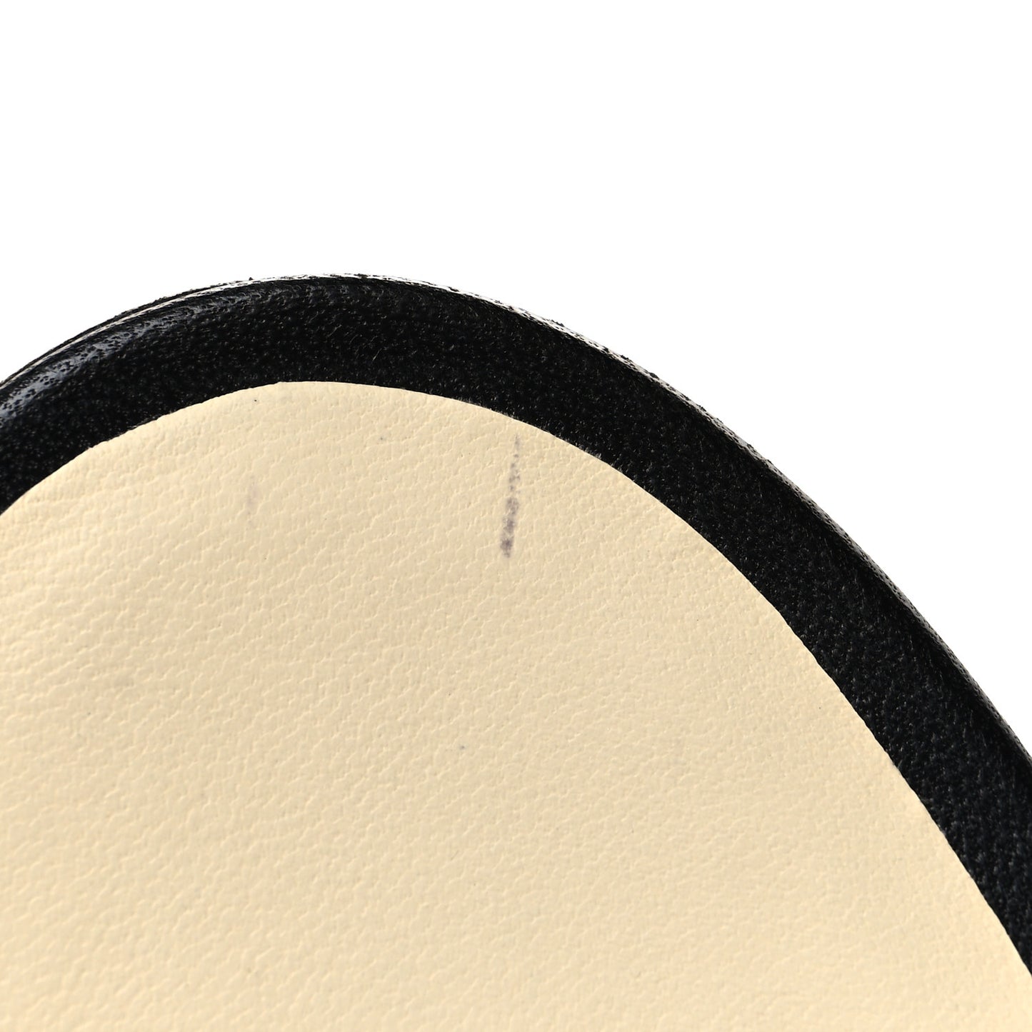Lambskin Camellia Thong Sandals 35.5 Black