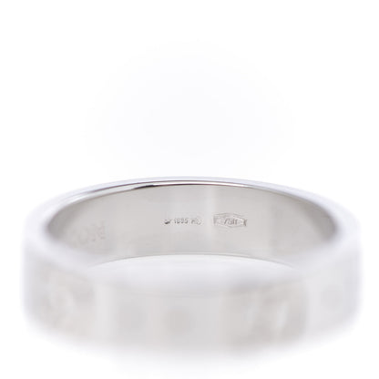 Gucci 18K White Gold 4mm Icon Thin Band Ring 46 3.75 5 of 6