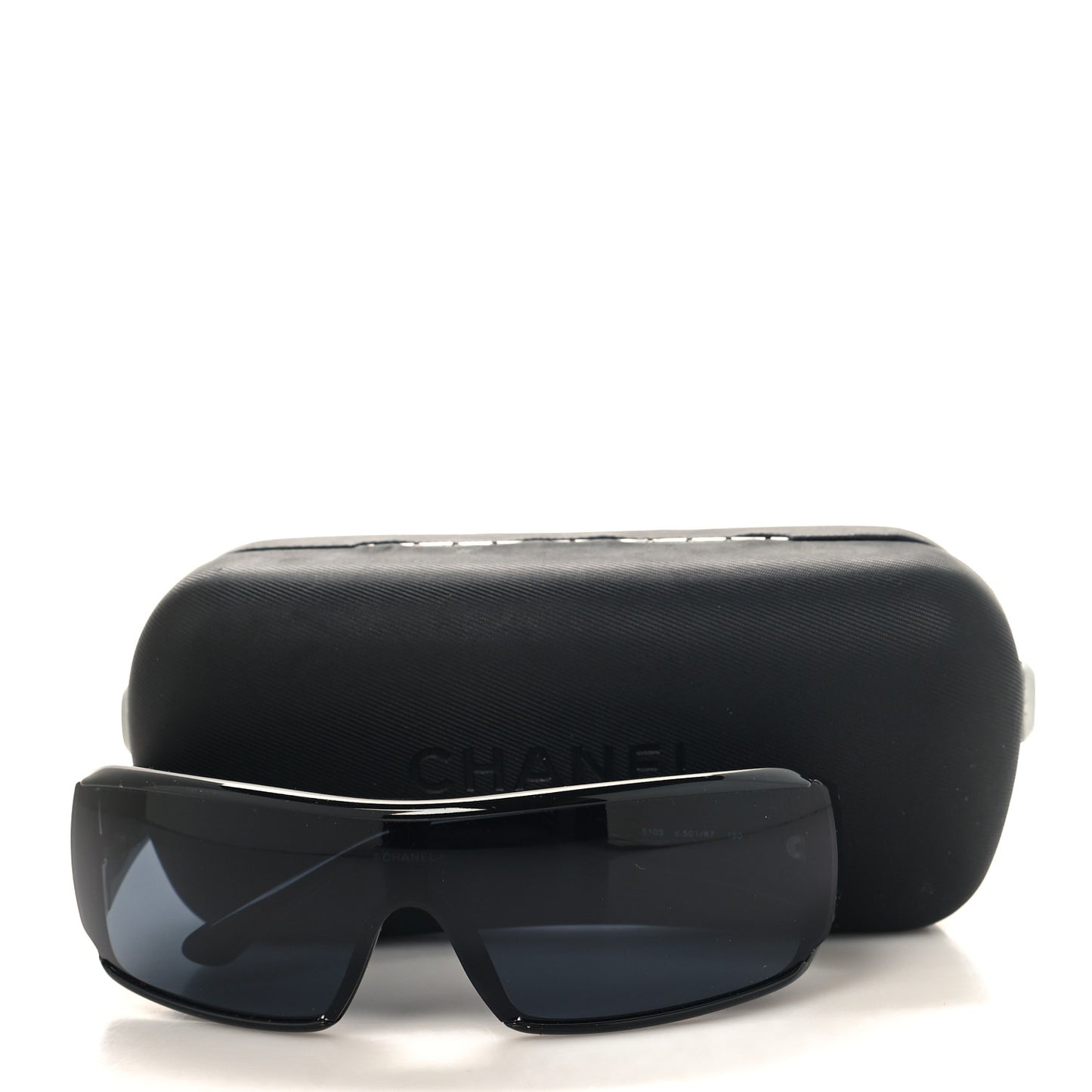 Acetate Shield 5103 Sunglasses Black