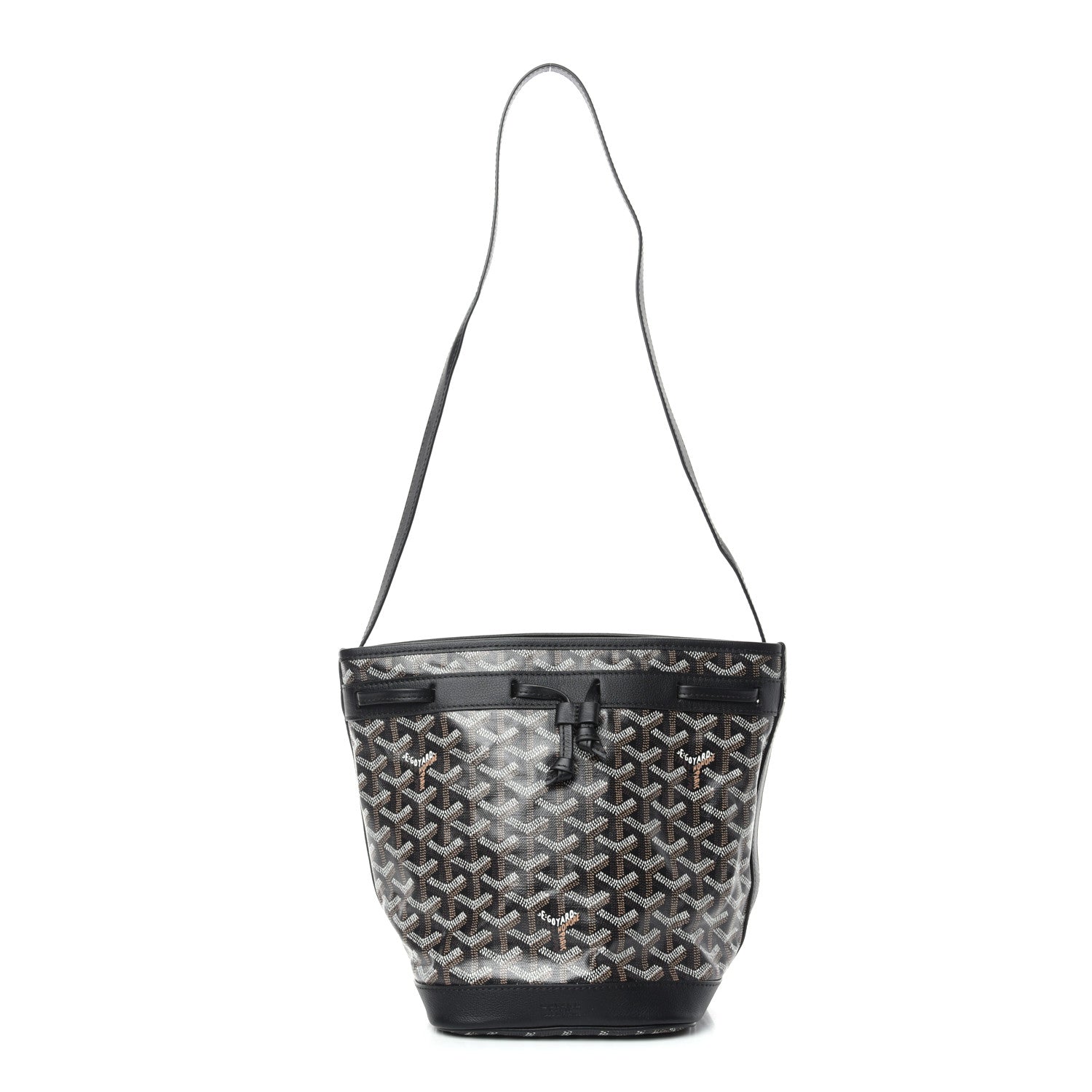 Goyard Goyardine Petit Flot Bucket Bag PM Black 1 of 8