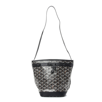Goyard Goyardine Petit Flot Bucket Bag PM Black 1 of 8