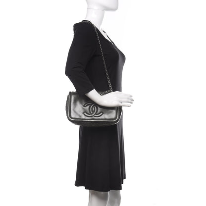 Chanel Metallic Caviar Medium Timeless CC Flap Dark Silver 2 of 11