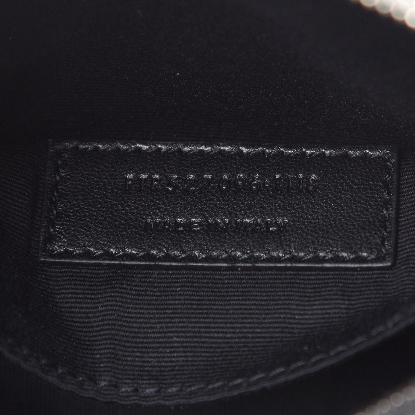 Lambskin Monogram Lou Belt Bag Asphalt