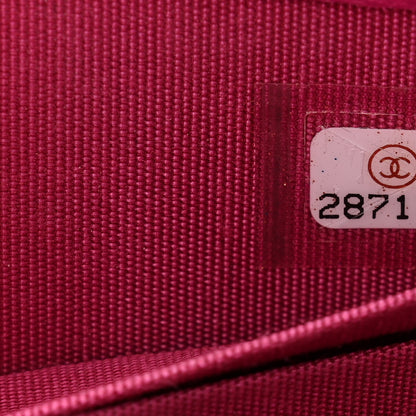 Chanel Lambskin Quilted Mini Trendy CC Clutch With Chain Fuchsia 7 of 11