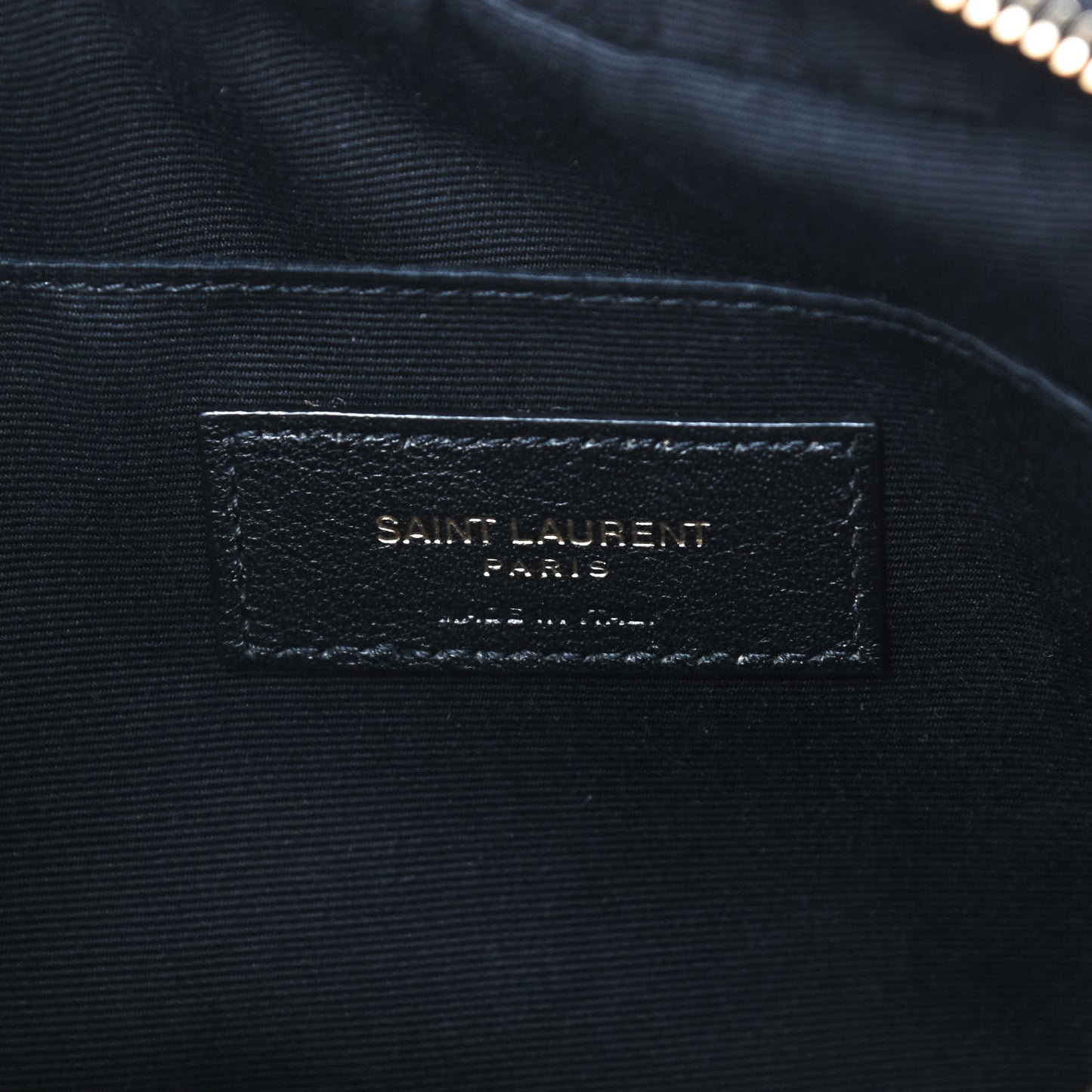 Calfskin Matelasse Monogram Lou Camera Bag Black