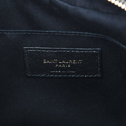 Saint Laurent Calfskin Matelasse Monogram Lou Camera Bag Black 5 of 9