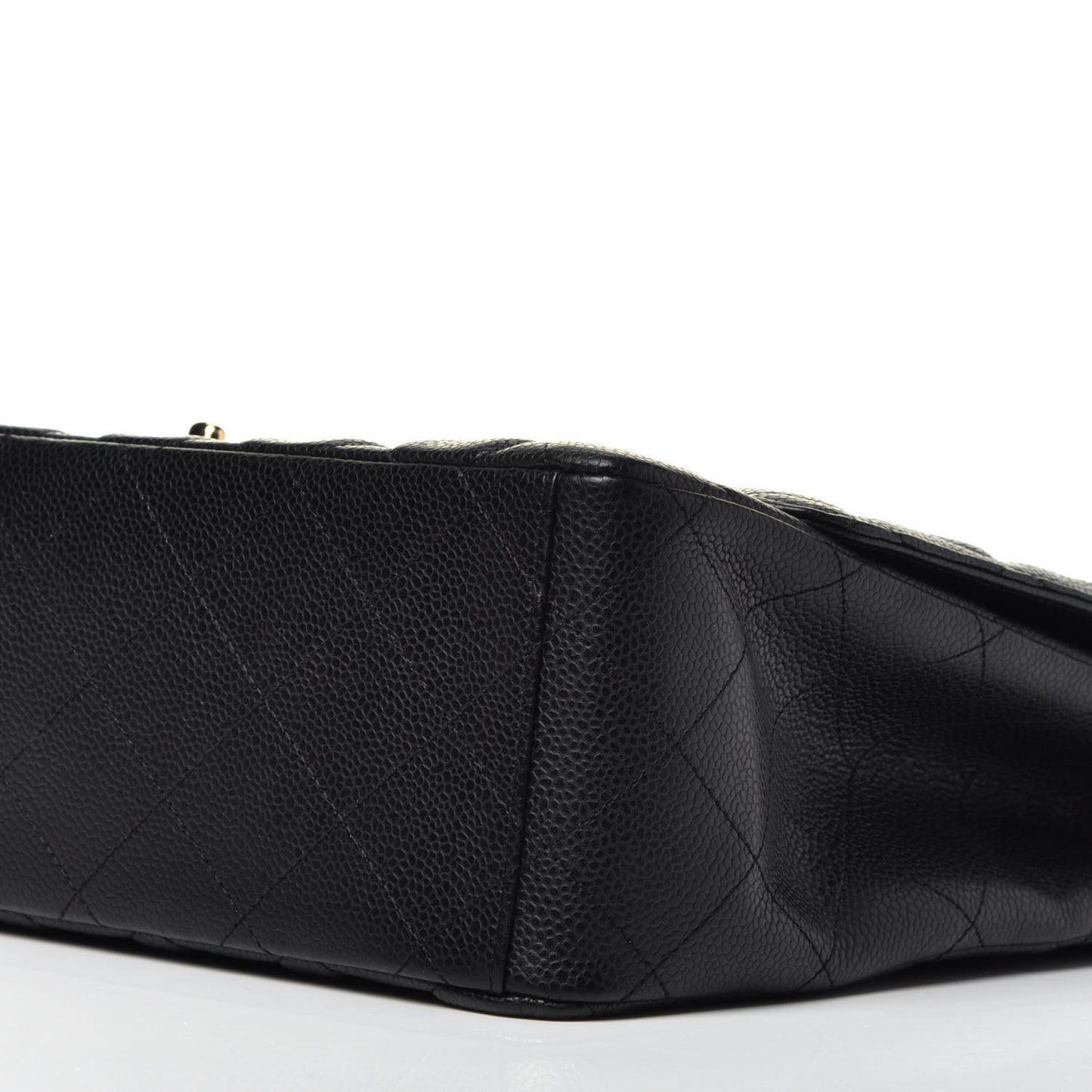 Caviar Quilted Maxi Single Flap Black