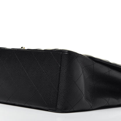 Chanel Caviar Quilted Maxi Single Flap Black 9 of 9