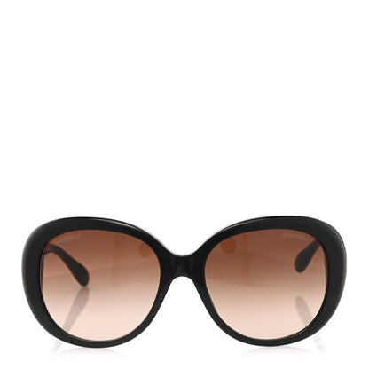 Chanel Signature Oval Sunglasses 5312 Black 2 of 8