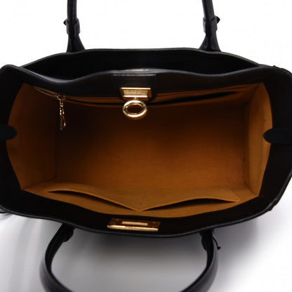 Louis Vuitton Calfskin Monogram Tufting On My Side Black 5 of 9