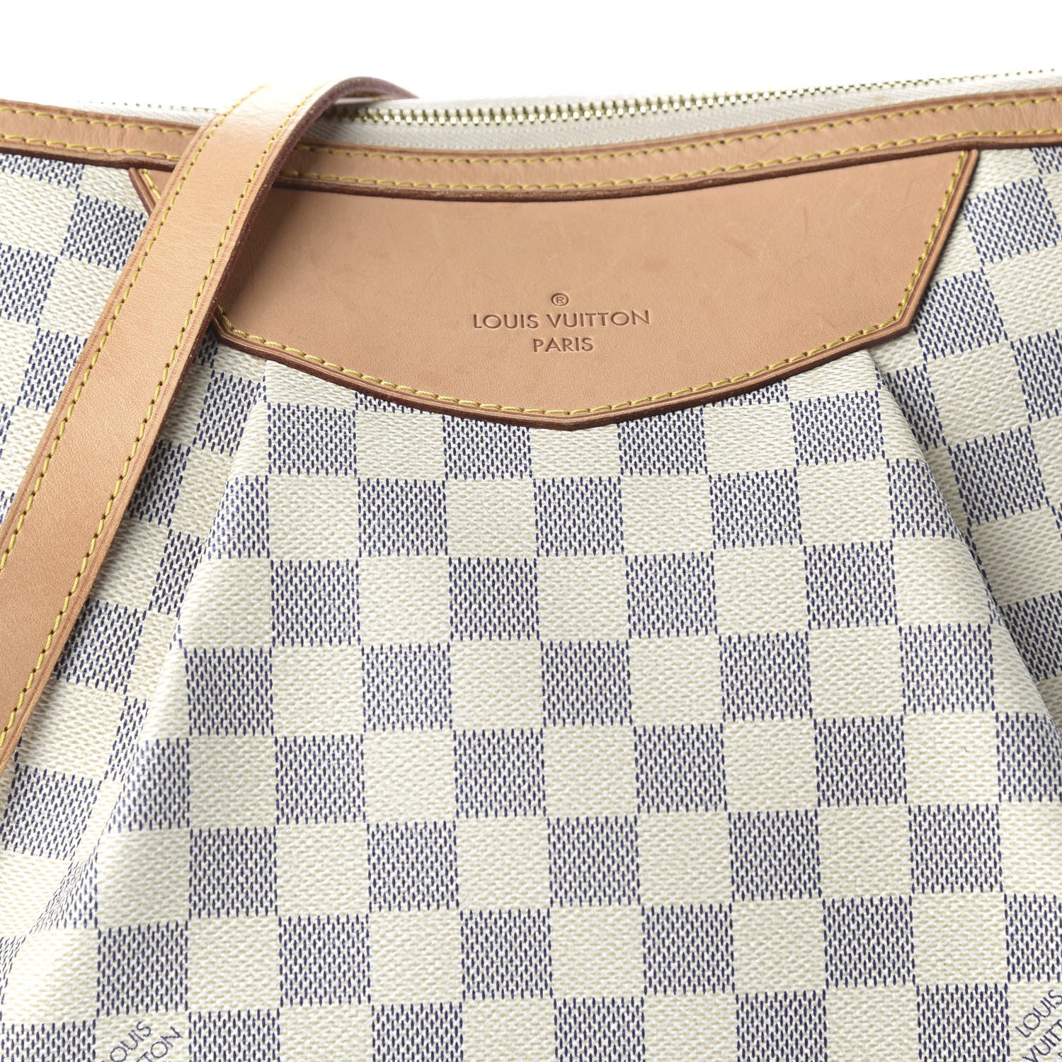 Louis Vuitton Damier Azur Siracusa MM 9 of 10