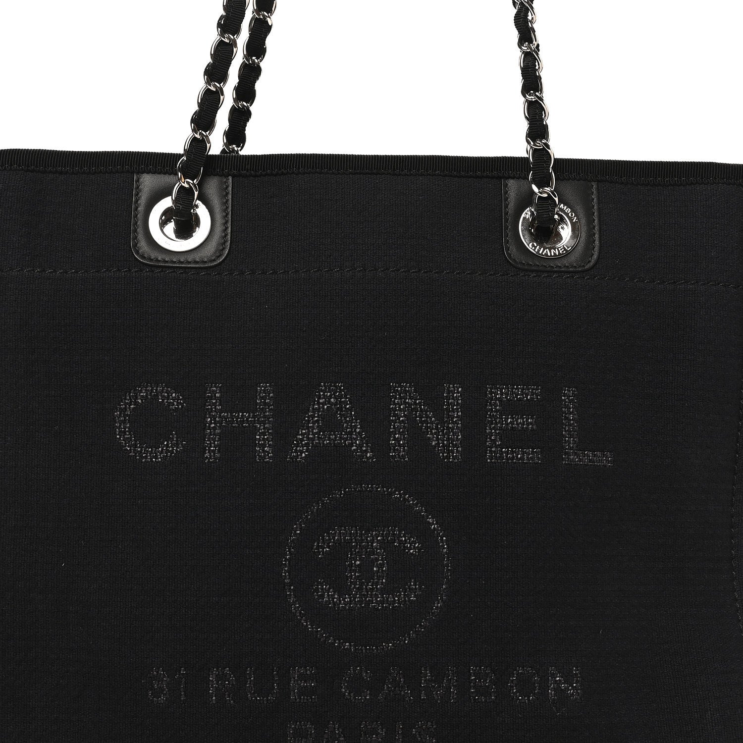 Chanel Mixed Fibers Small Deauville Tote Black 1884483 – FASHIONPHILE