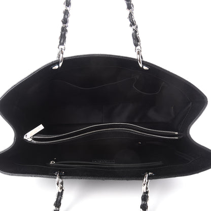 Chanel Caviar Quilted XL Grand Shopping Tote GST Black 5 of 12