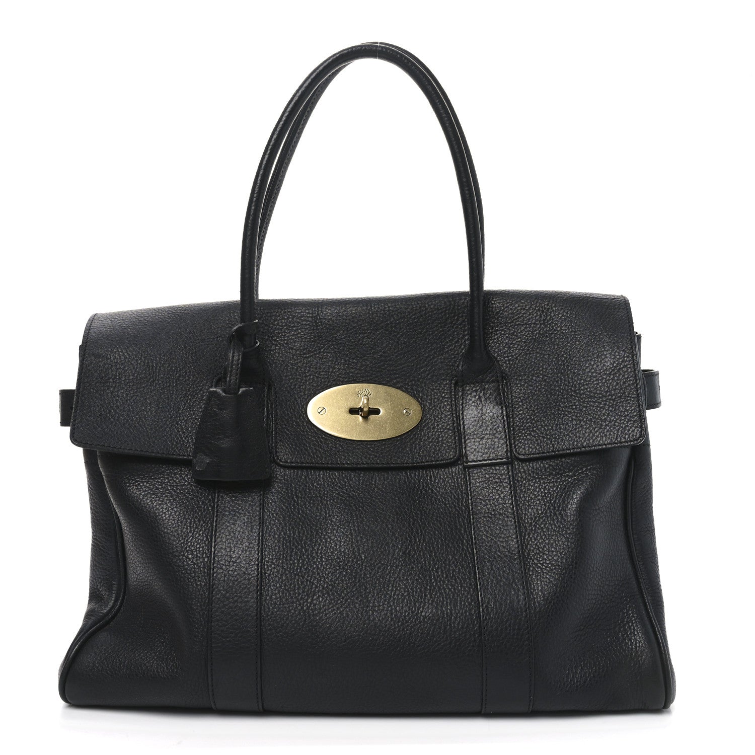Mulberry Natural Vegetable Tanned Bayswater Black 1 of 9