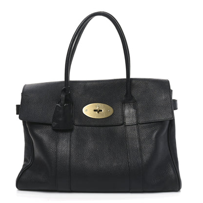 Mulberry Natural Vegetable Tanned Bayswater Black 1 of 9