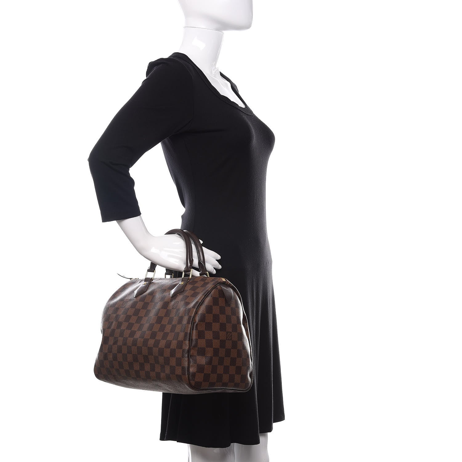 Louis Vuitton Damier Ebene Speedy 30 2 of 10