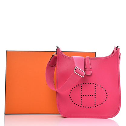 Hermes Epsom Evelyne III PM Rose Tyrien 8 of 8