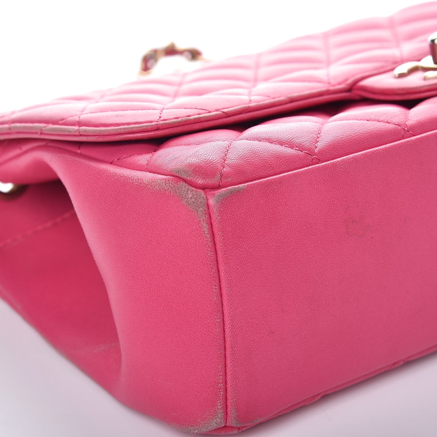 Lambskin Quilted Medium Mademoiselle Chic Flap Pink