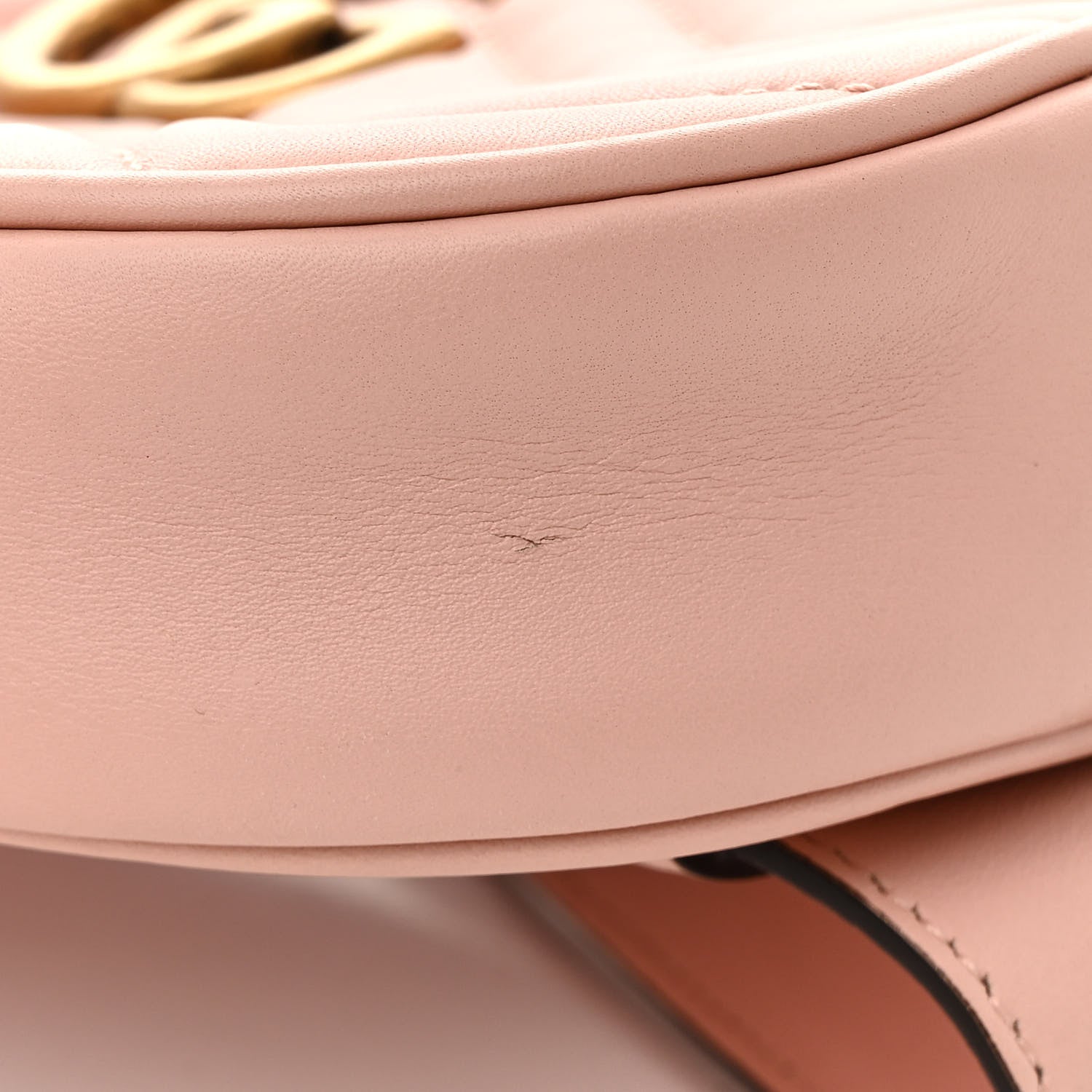 Gucci Calfskin Matelasse GG Marmont Belt Bag 65 95/38 Perfect Pink 22 of 25