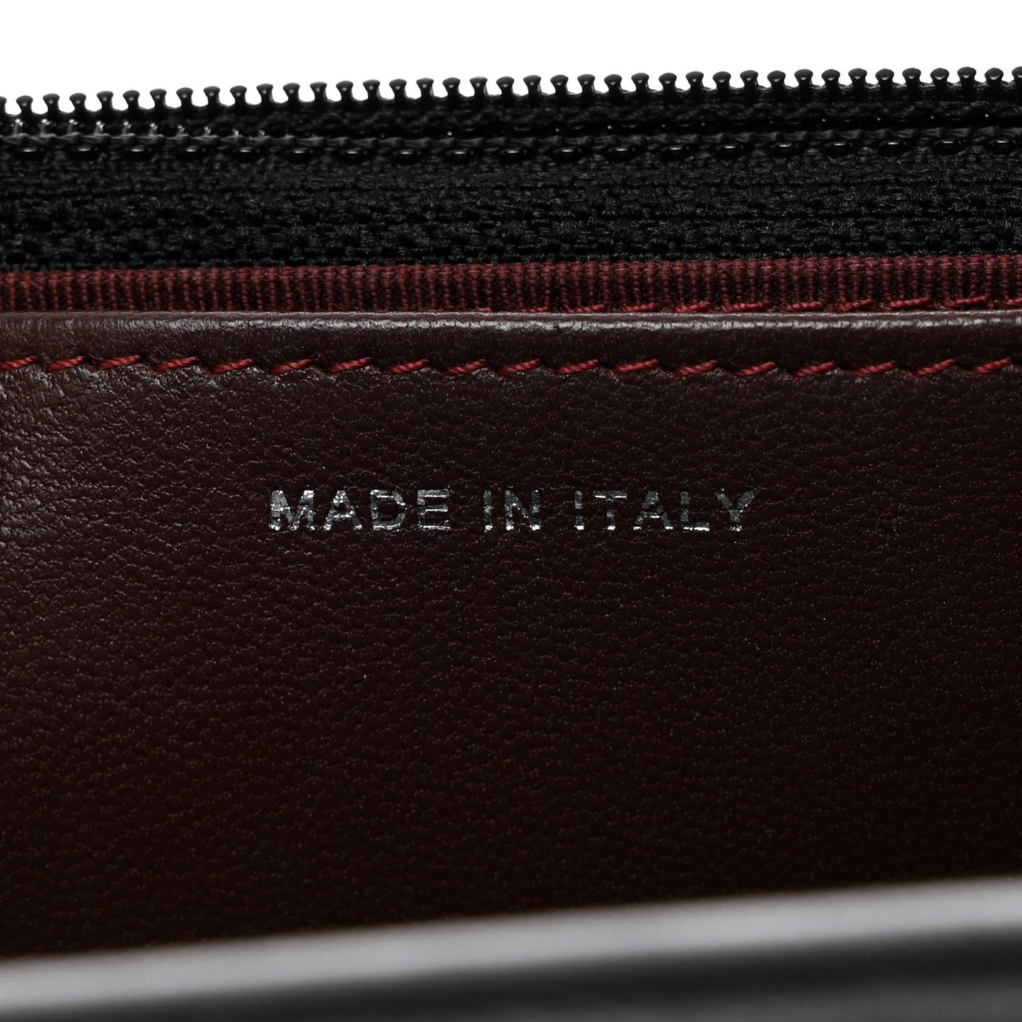 Lambskin Quilted Wallet On Chain WOC Black