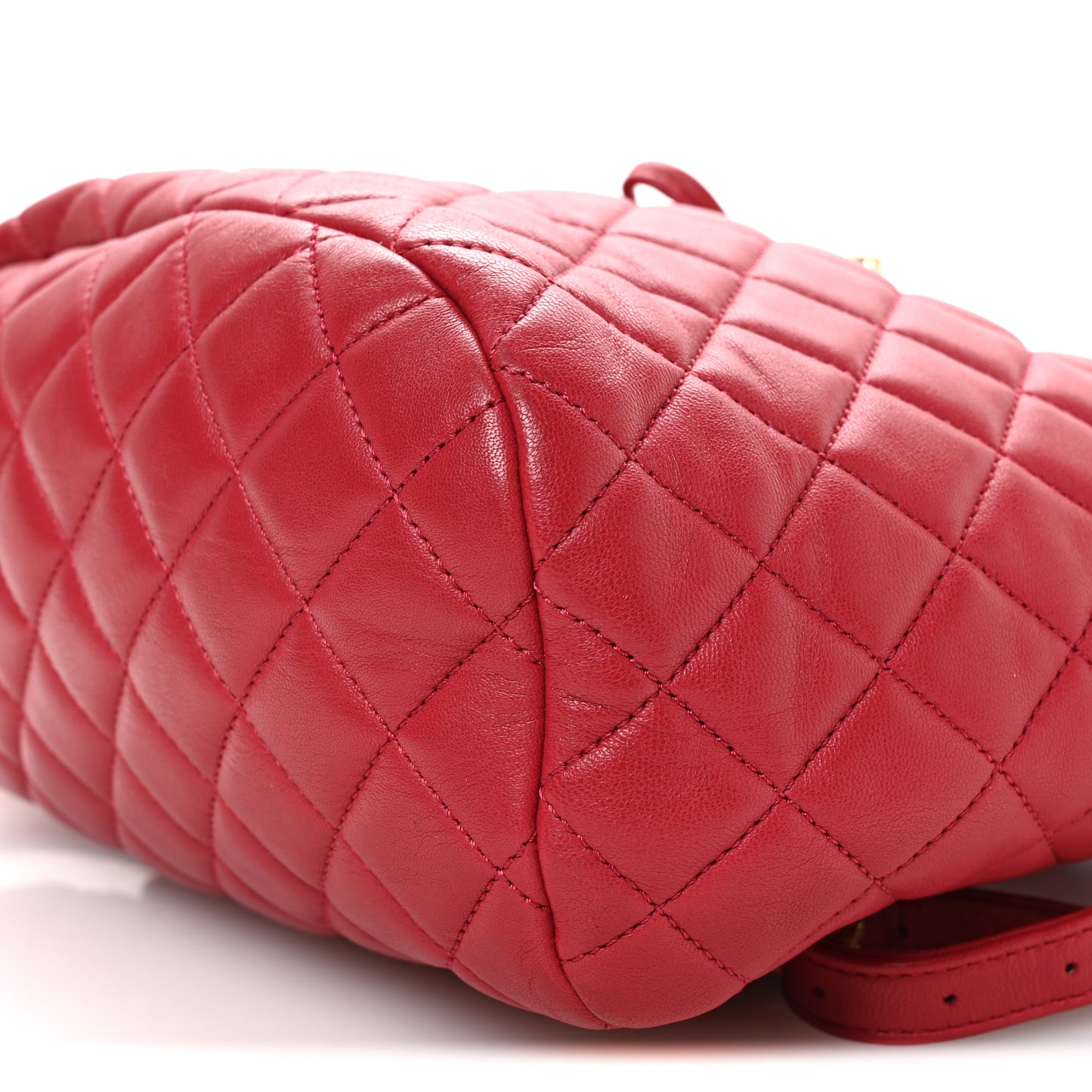 Lambskin Quilted Small Urban Spirit Backpack Dark Pink