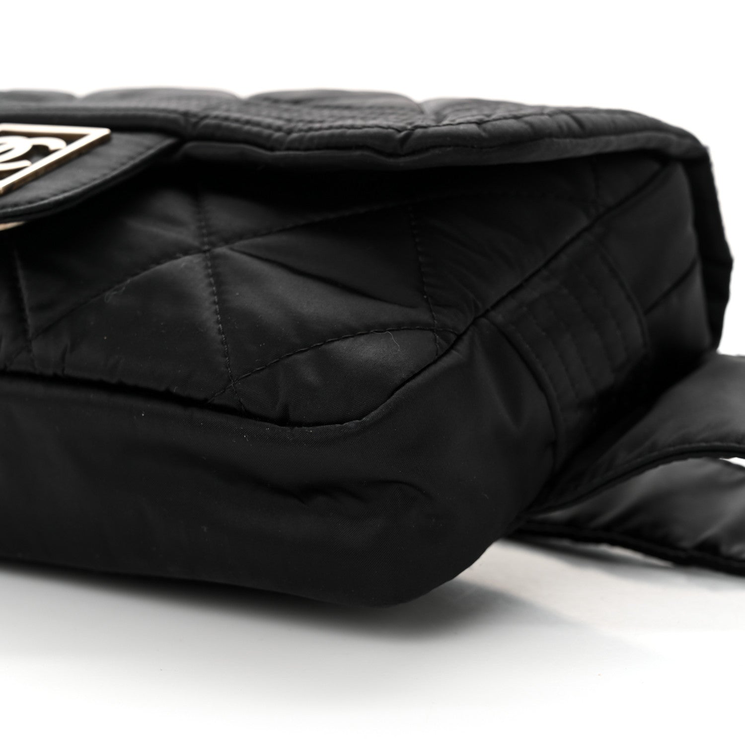 Chanel Nylon Ski Sport Belt Bag Black 10 of 11
