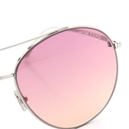 Tom Ford Cleo Sunglasses TF757 Silver 8 of 8