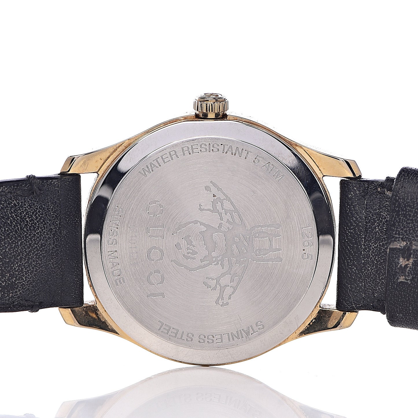 Stainless Steel Calfskin Mother of Pearl 29mm G-Timeless Charm Quartz Watch