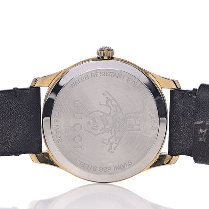Gucci Stainless Steel Calfskin Mother of Pearl 29mm G-Timeless Charm Quartz Watch 5 of 10