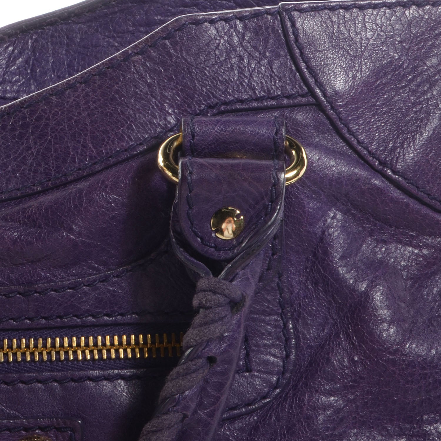 Balenciaga Agneau Giant 12 Gold Hardware Velo Dark Violet 10 of 10