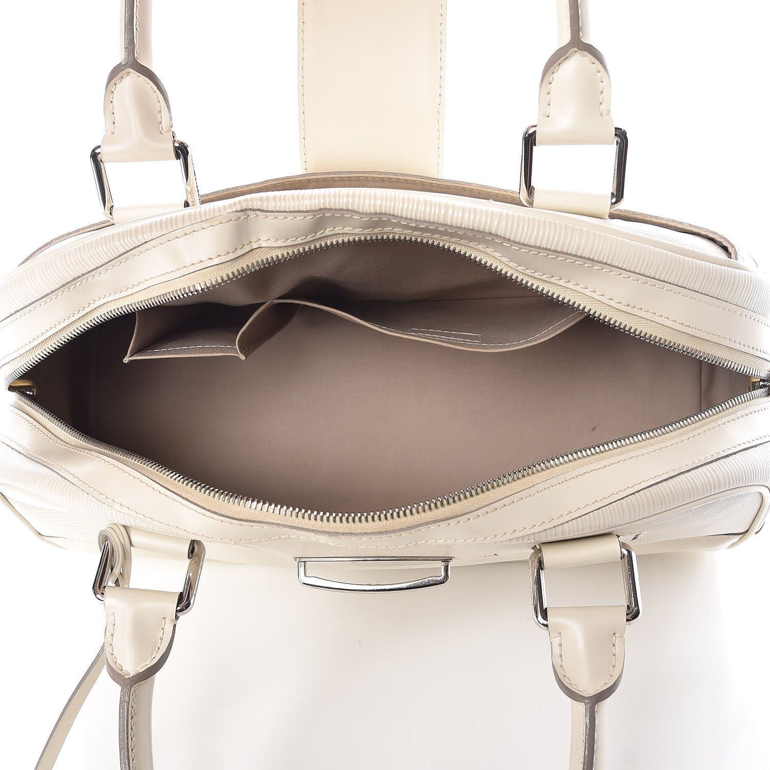 Louis Vuitton Epi Bowling Montaigne GM Ivory 5 of 12