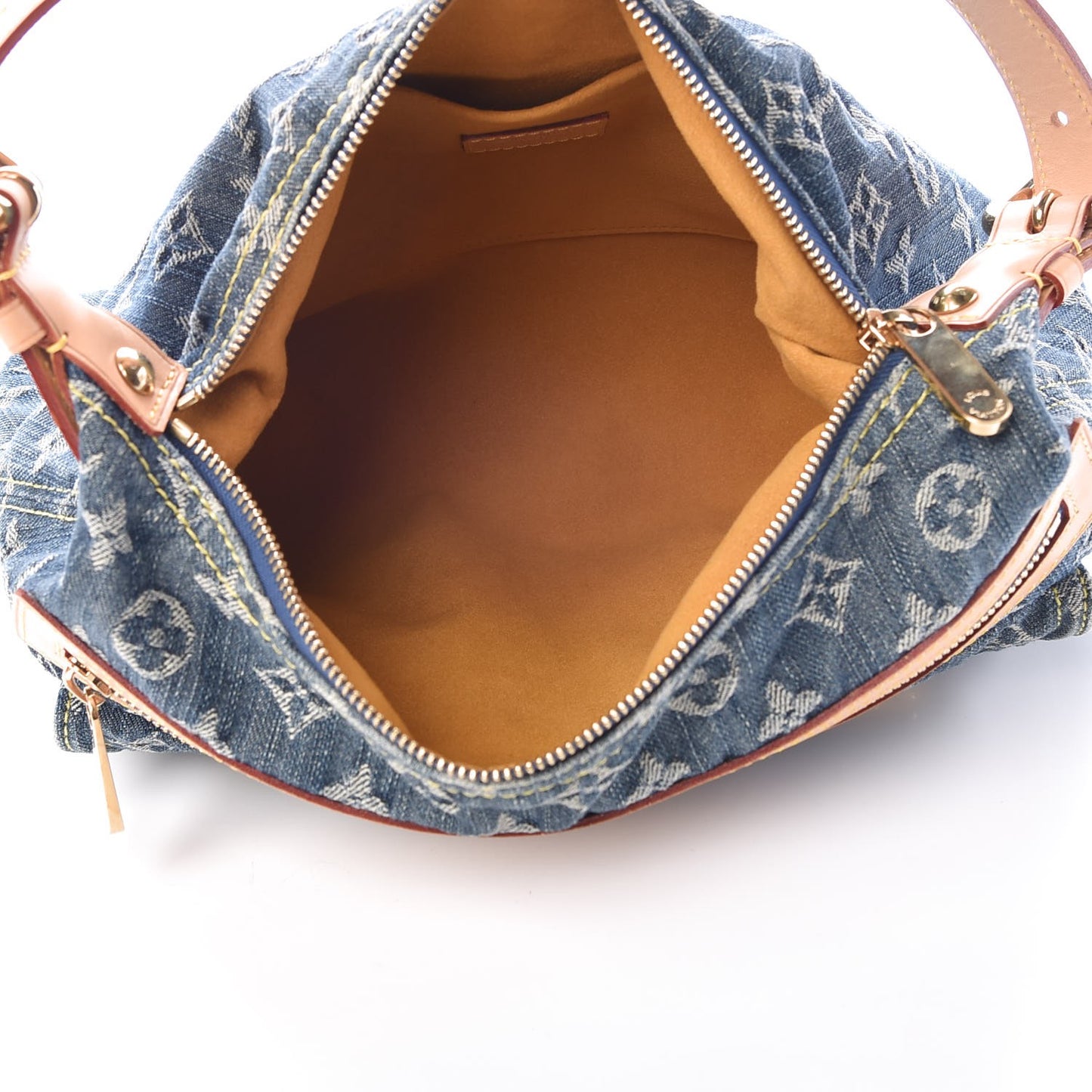 Monogram Denim Baggy PM Blue