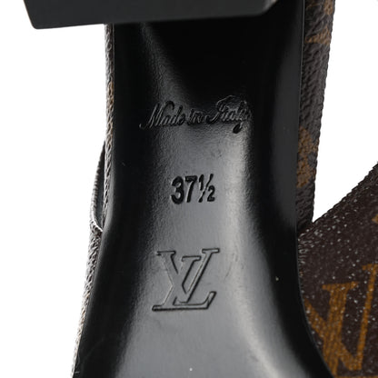 Louis Vuitton Monogram Madeleine Slingback Pumps 37.5 6 of 10