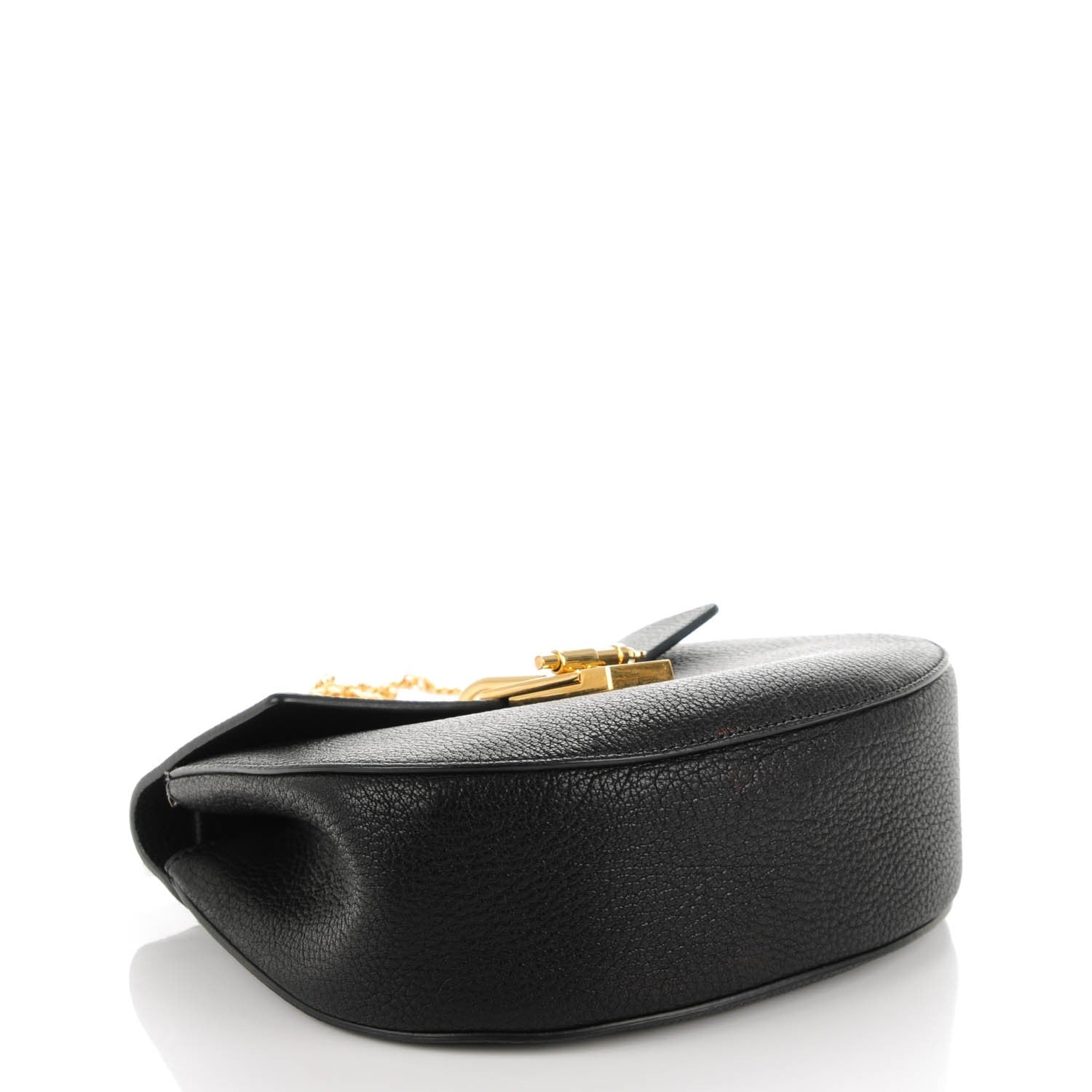 Chloe Grained Lambskin Drew Shoulder Bag Black 4 of 8