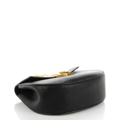 Chloe Grained Lambskin Drew Shoulder Bag Black 4 of 8