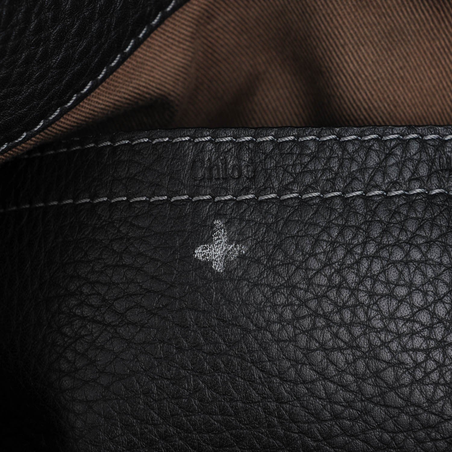 Chloe Calfskin Medium Marcie Round Crossbody Bag Black 7 of 8