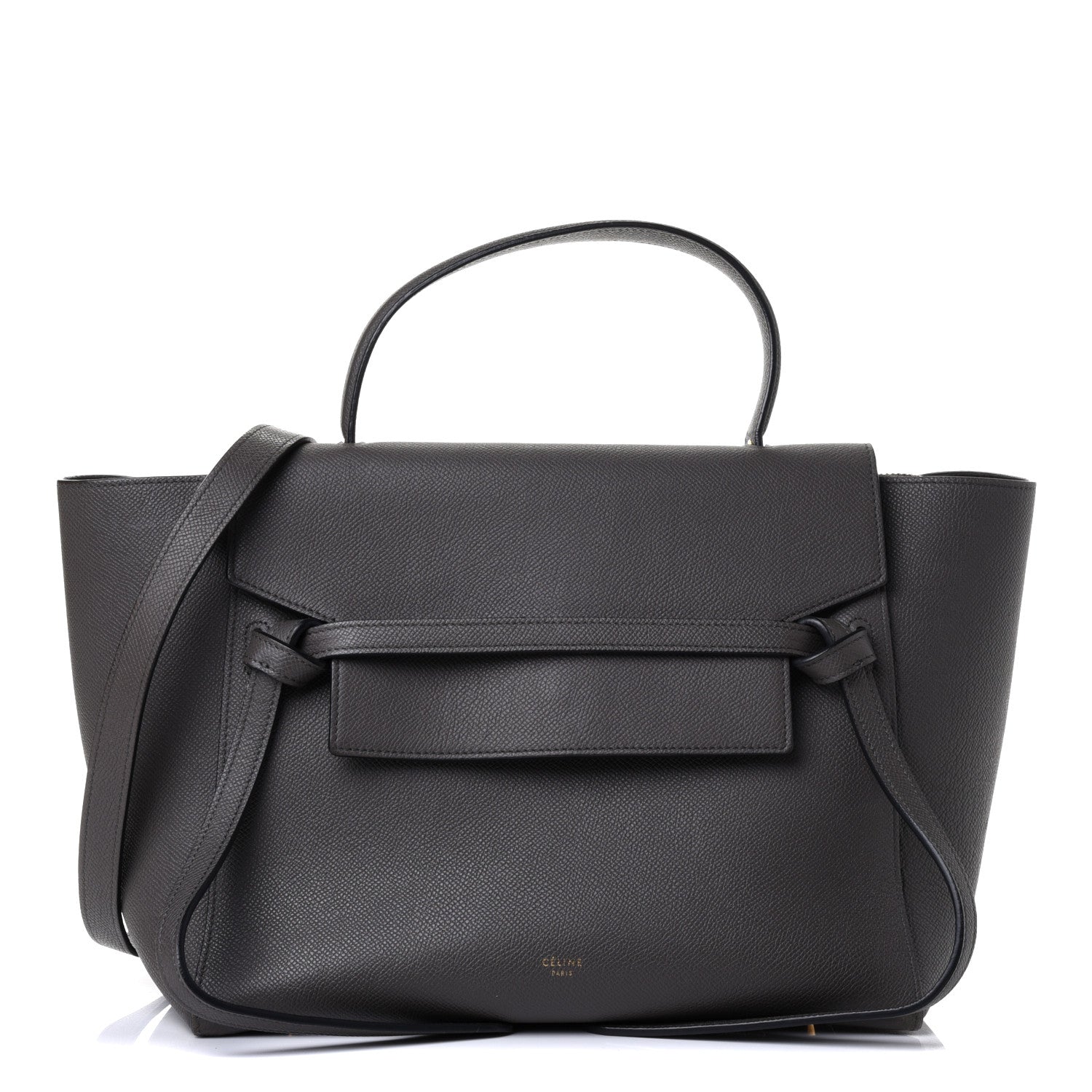 Celine Grained Calfskin Mini Belt Bag Grey 1 of 4