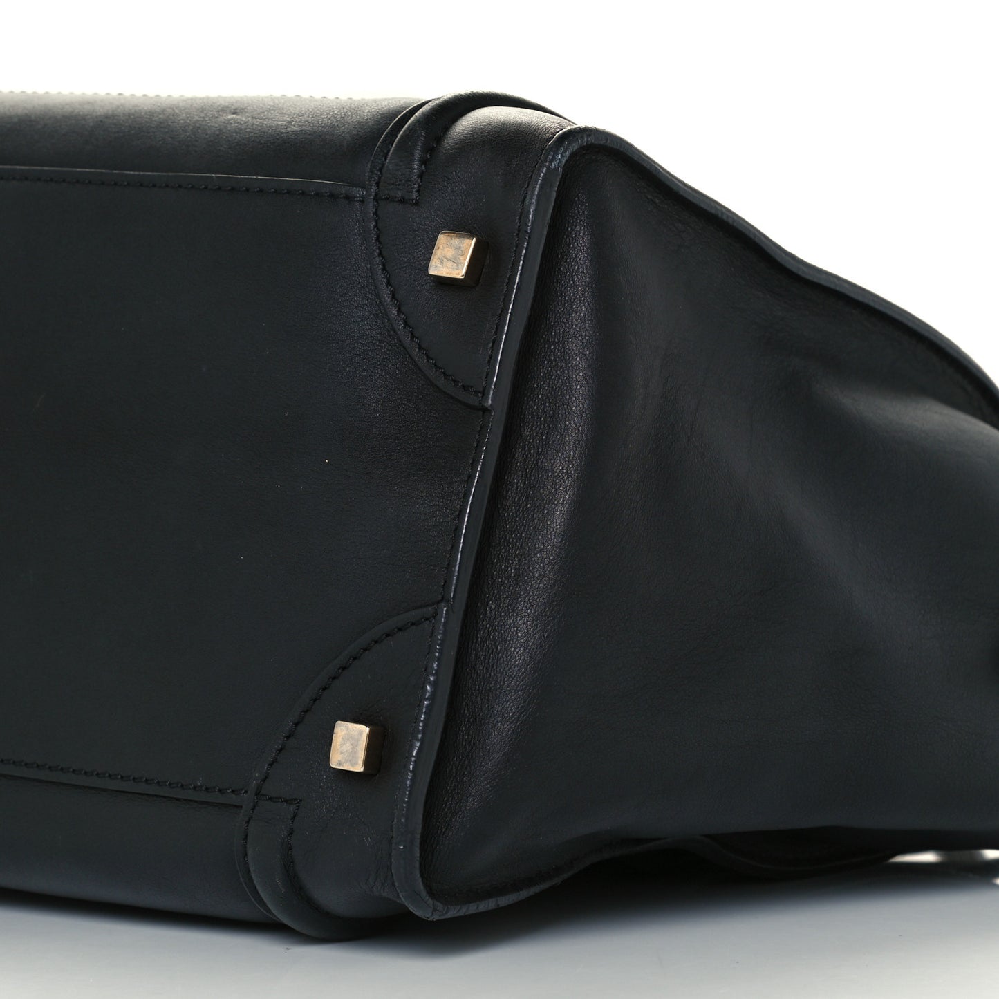 Smooth Calfskin Mini Luggage Black