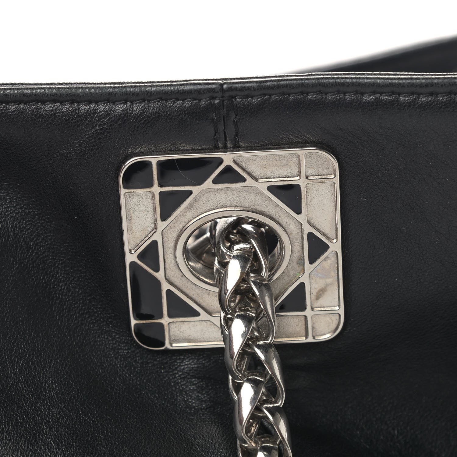Christian Dior Lambskin Cannage Dior So Dior Tote Black 8 of 10