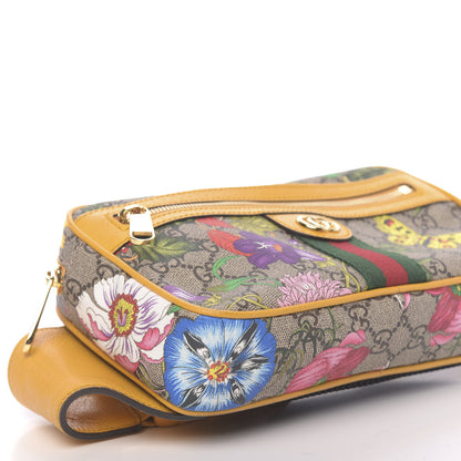 Gucci GG Supreme Monogram Flora Medium Ophidia Belt Bag Beige Multicolor Crop 8 of 10