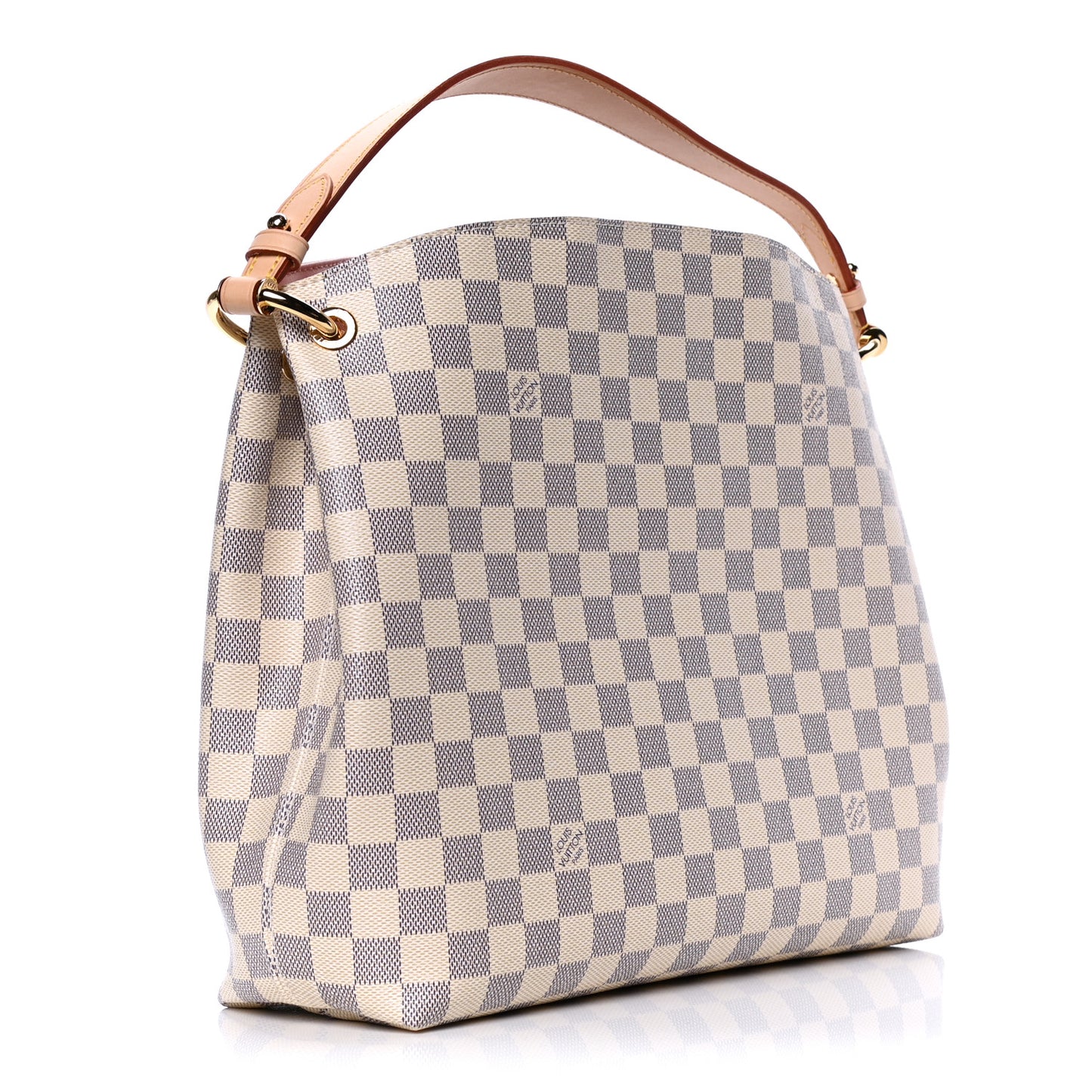 Damier Azur Graceful PM Rose Ballerine